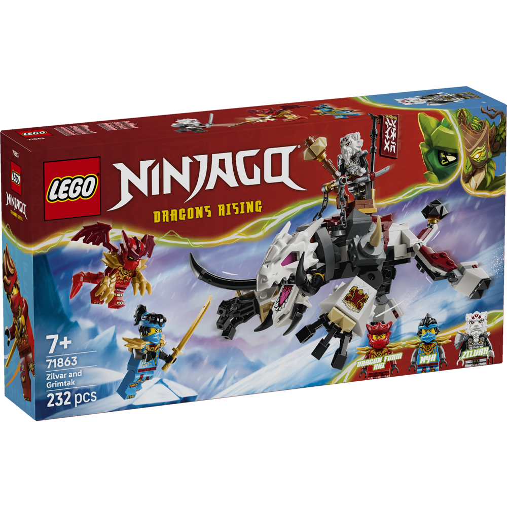 Lego Zilvar and Grimtak Dragon Beast Set